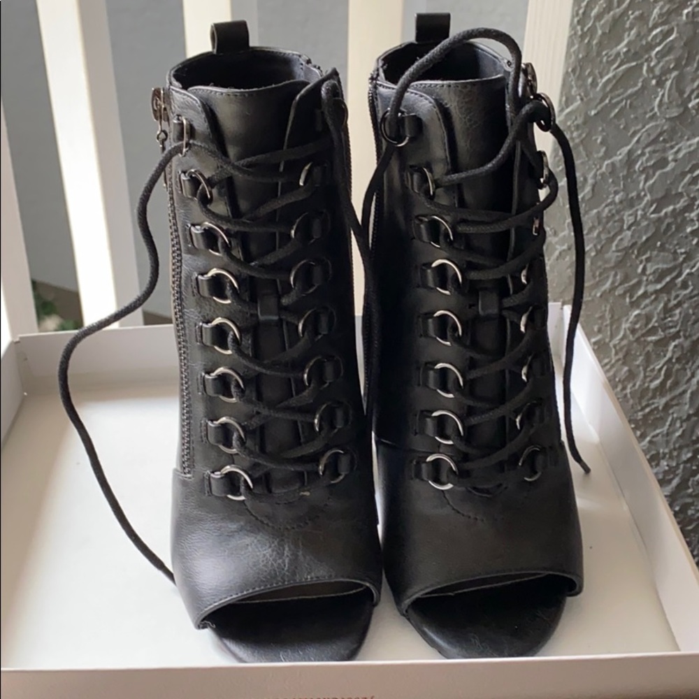 G By Guess Open Toe Booties - image 1